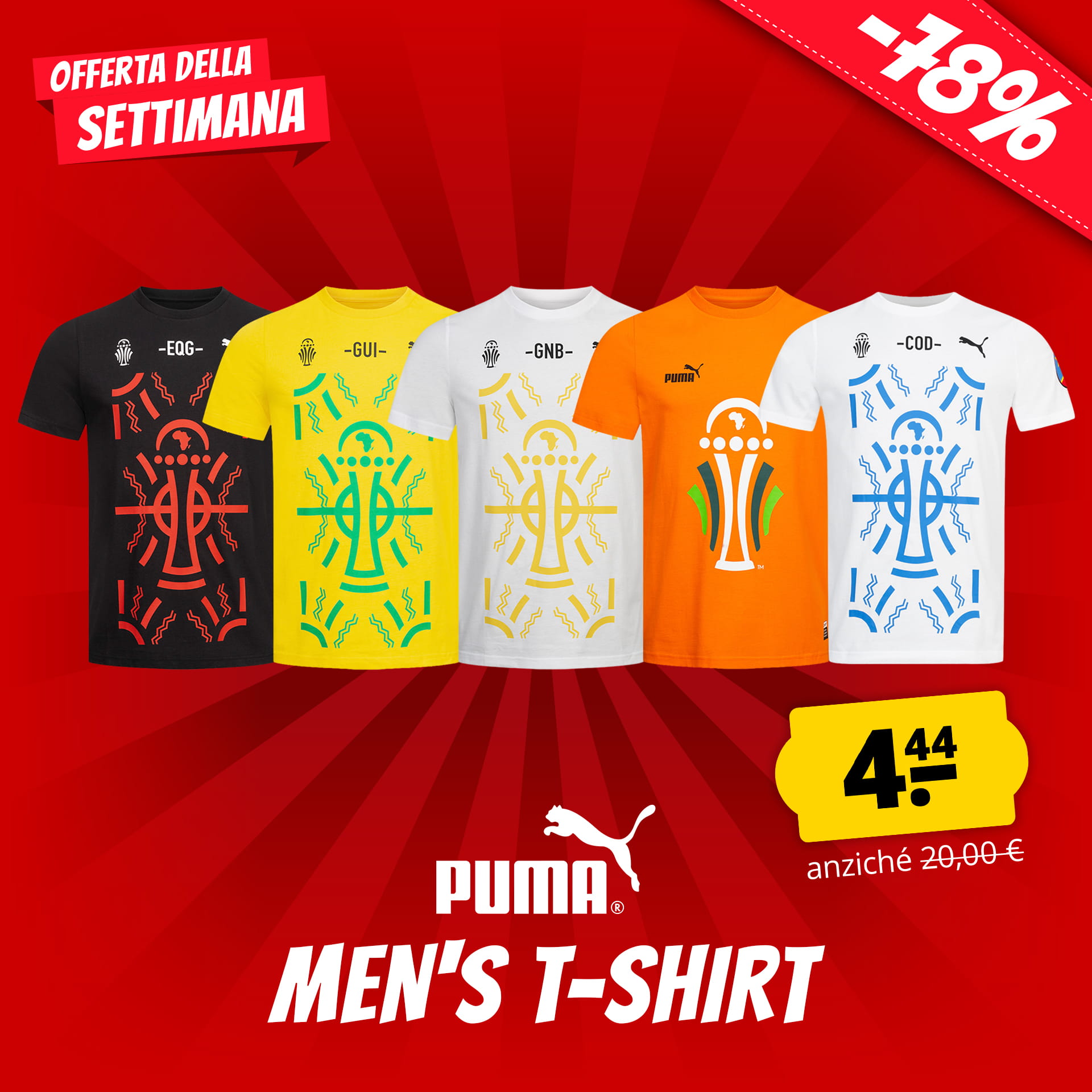 guinea bissau puma uomo tshirt
