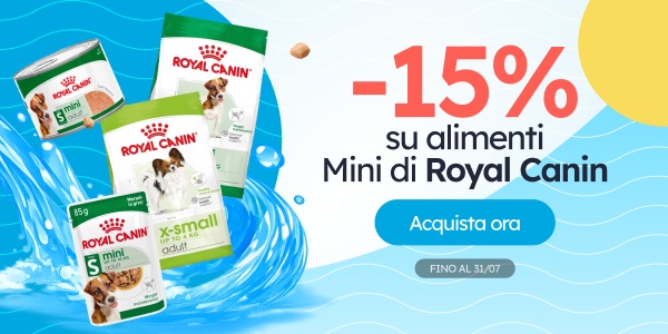 -15 % su prodotti selezionati Royal Canin.