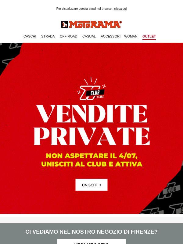 🔓 Unisciti al Club e accedi ai Saldi prima di tutti 🔴