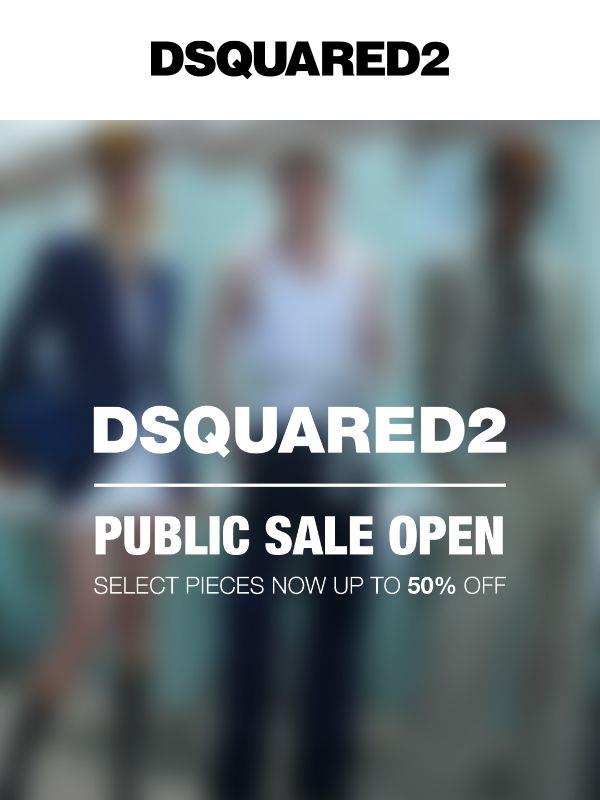 Public Sale. Up to 50% Off.