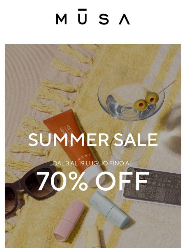 summer sales 2026 ... sconti fino al 70%