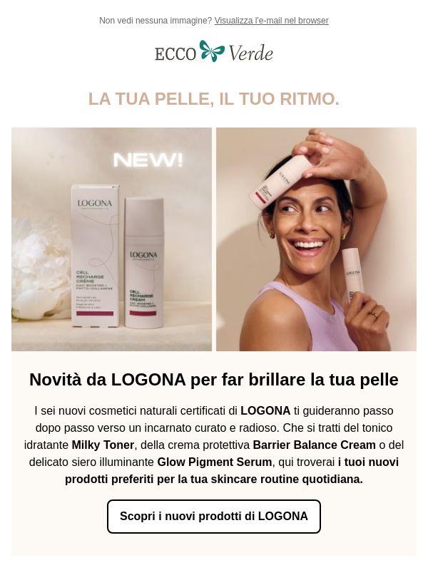 ✨ Novità da LOGONA: skincare viso che valorizza la tua pelle
