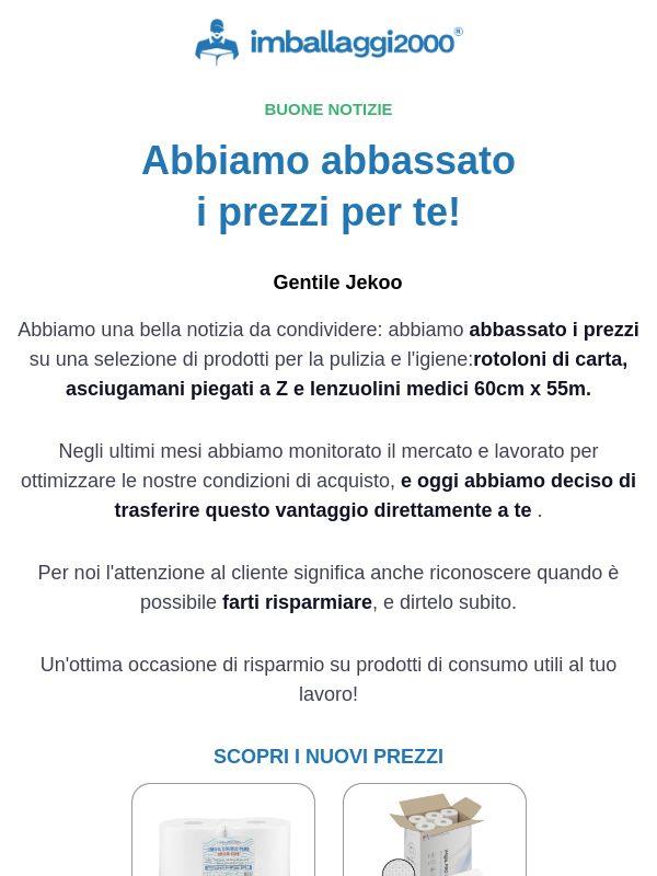 ❇️Buone notizie: nuovi prezzi più bassi