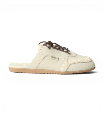 Scarpe in Pelle Sabot beige