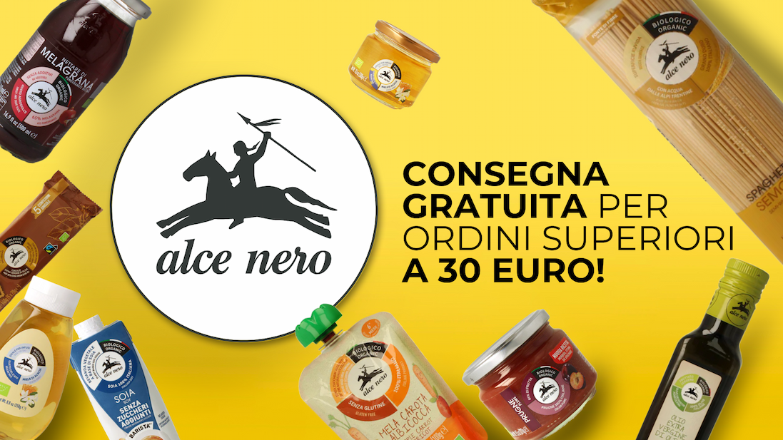 Consegna gratuita per ordini superiori a 30 euro