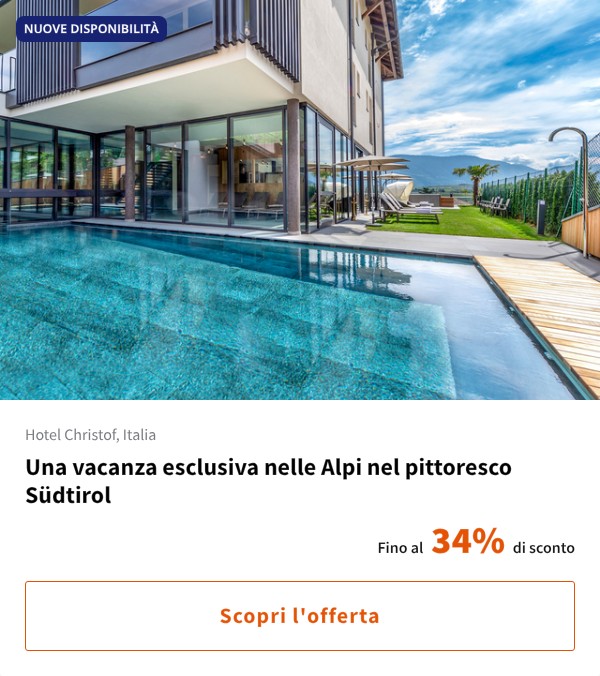 Una vacanza esclusiva nelle Alpi nel pittoresco Südtirol