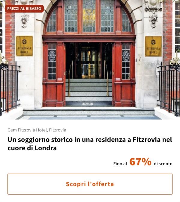 Un soggiorno storico in una residenza a Fitzrovia nel cuore di Londra