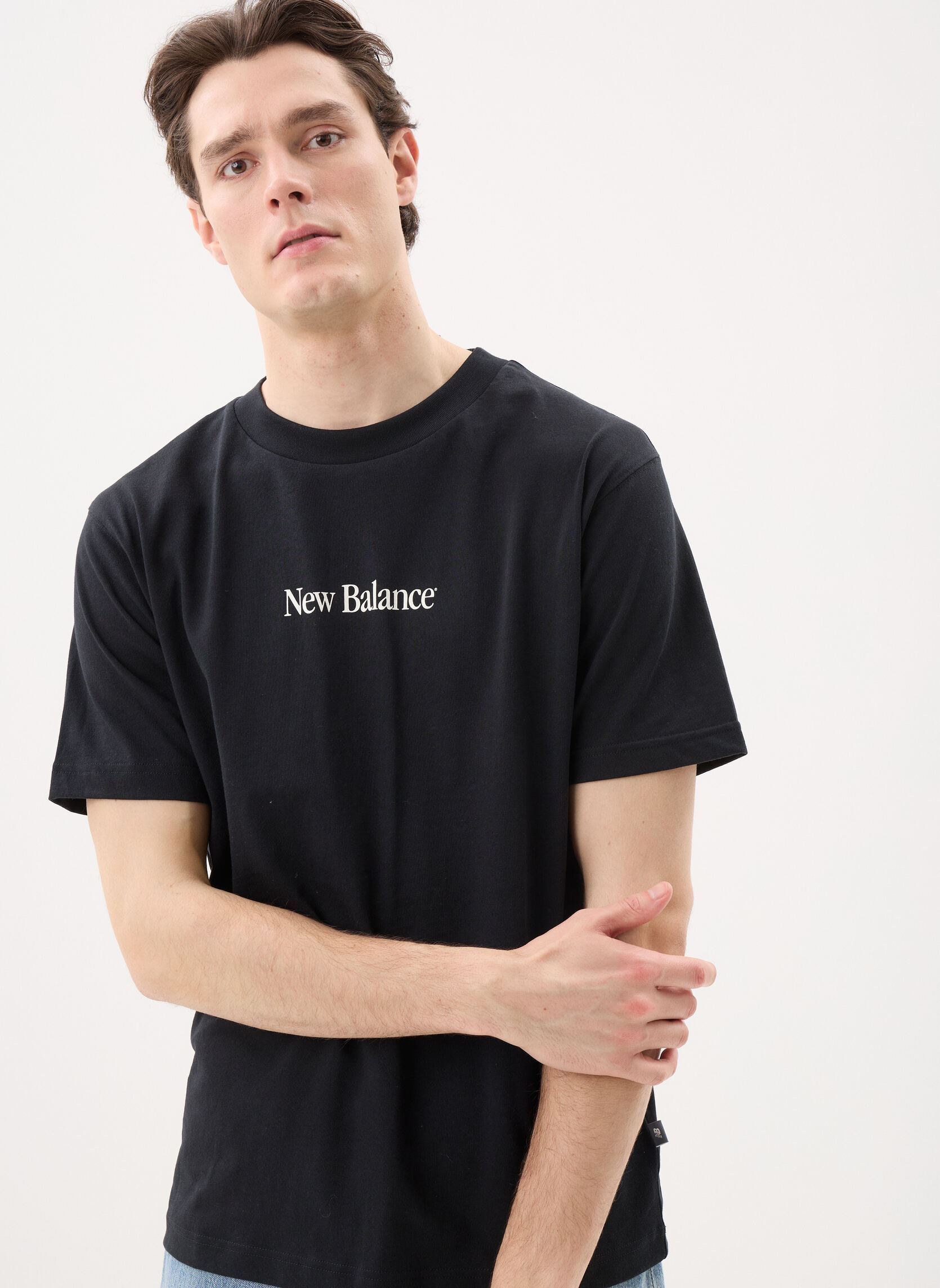 New Balance Tee-shirts manches courtes N Collage T-Shirt homme noir