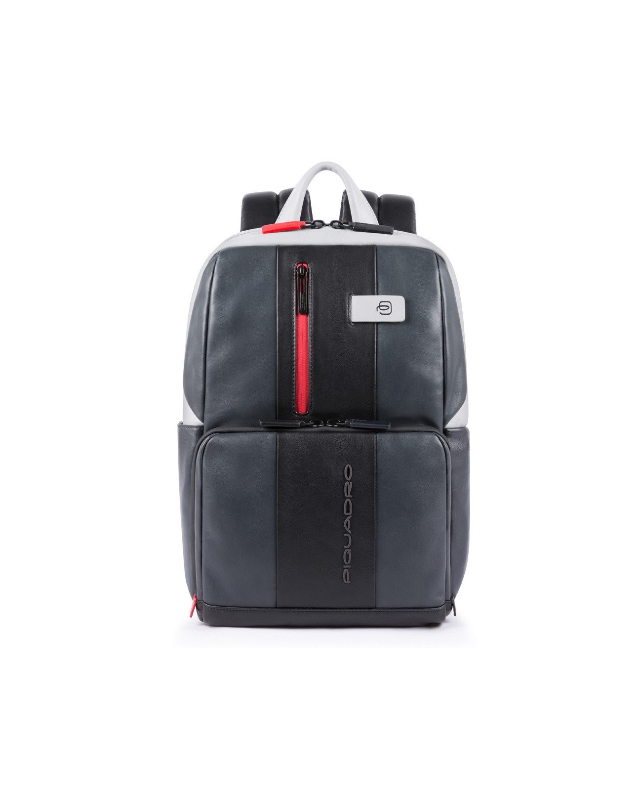 Image of Piquadro - Zaino in pelle porta PC 14'' e porta iPad Urban