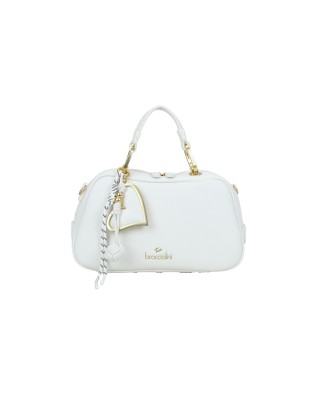 Image of Braccialini - Borsa bauletto in simil pelle con tracolla Candy