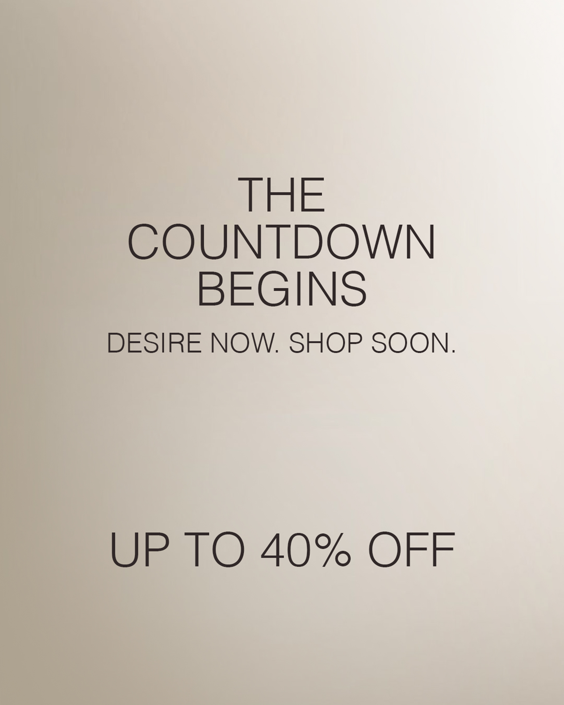 Borbonese - Sales Countdown