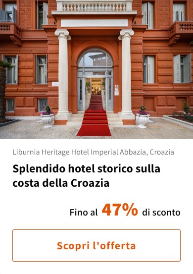 Splendido hotel storico sulla costa della Croazia
