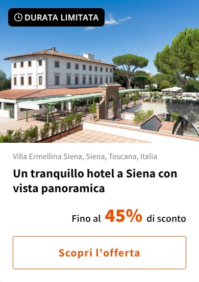 Un tranquillo hotel a Siena con vista panoramica