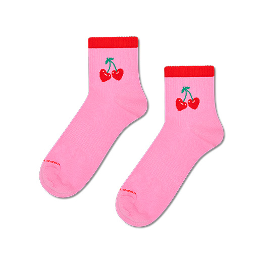 Calzini da ginnastica Cherry Mini Crew
