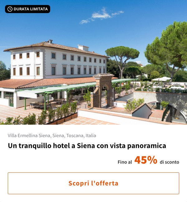 Un tranquillo hotel a Siena con vista panoramica