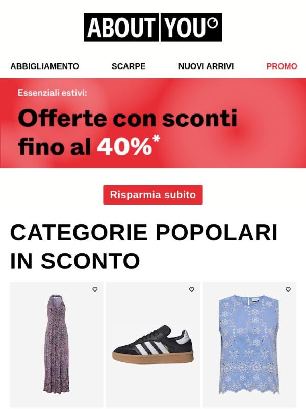 OFFERTE con sconti fino al  40%
