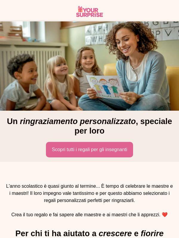 Un regalo da 10 e lode per la maestra o il maestro 🎁