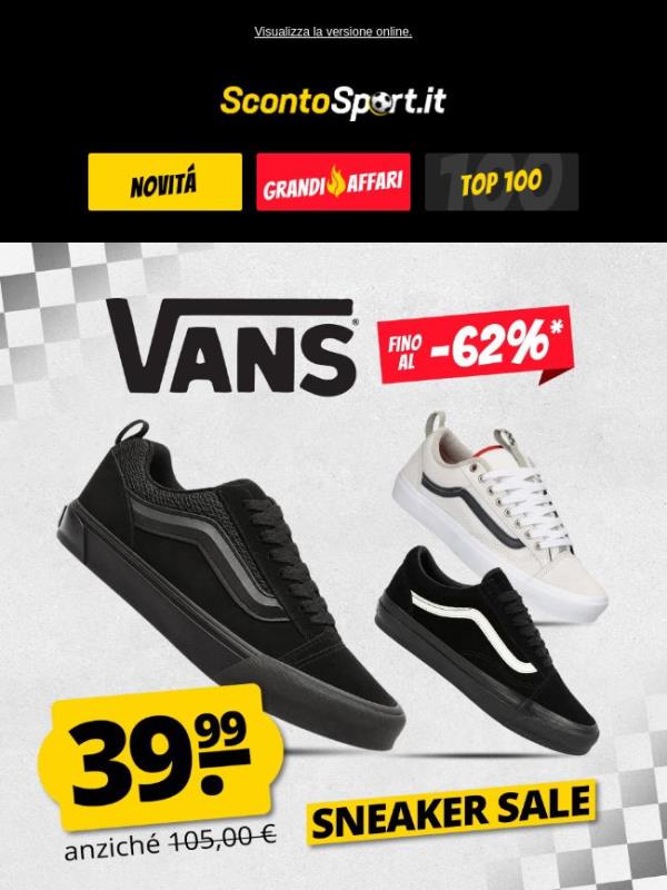 🤩 Sneaker VANS a soli 39,99 €