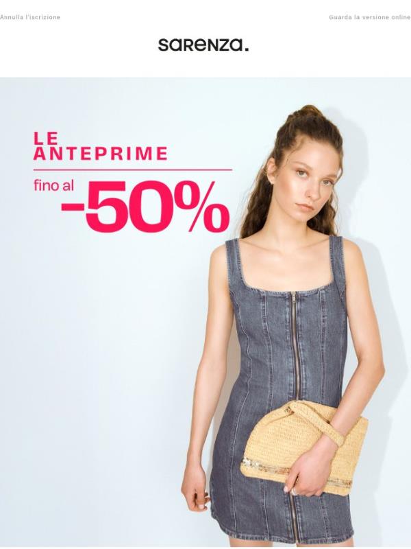 Ultime ore per le Anteprime: fino al -50% 😰