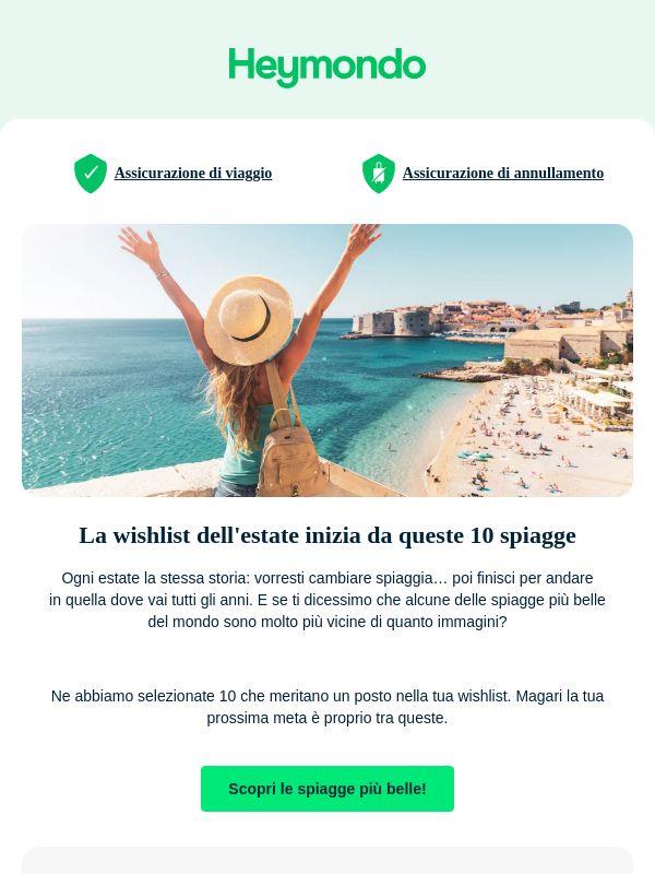 🌴 L'estate è troppo corta per accontentarti della solita spiaggia