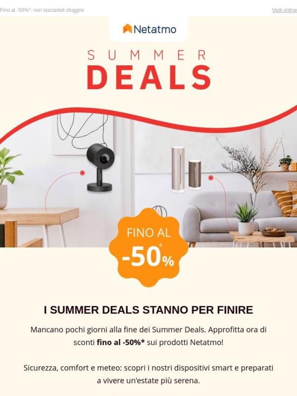 🌊 Summer Deals: ultima chiamata