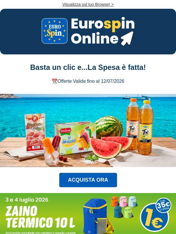 Bisogno di freschezza in casa? C'è Eurospin Online!