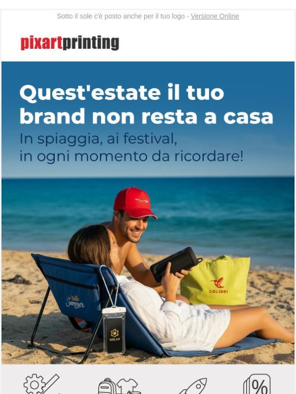 Pronti, partenza, brand! Gadget estivi fino al -70%