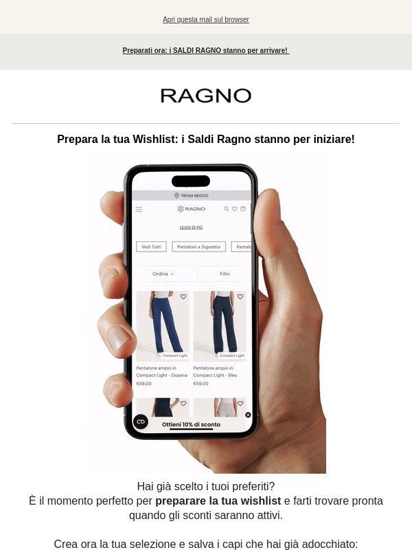 Preparati , i SALDI RAGNO stanno per arrivare!