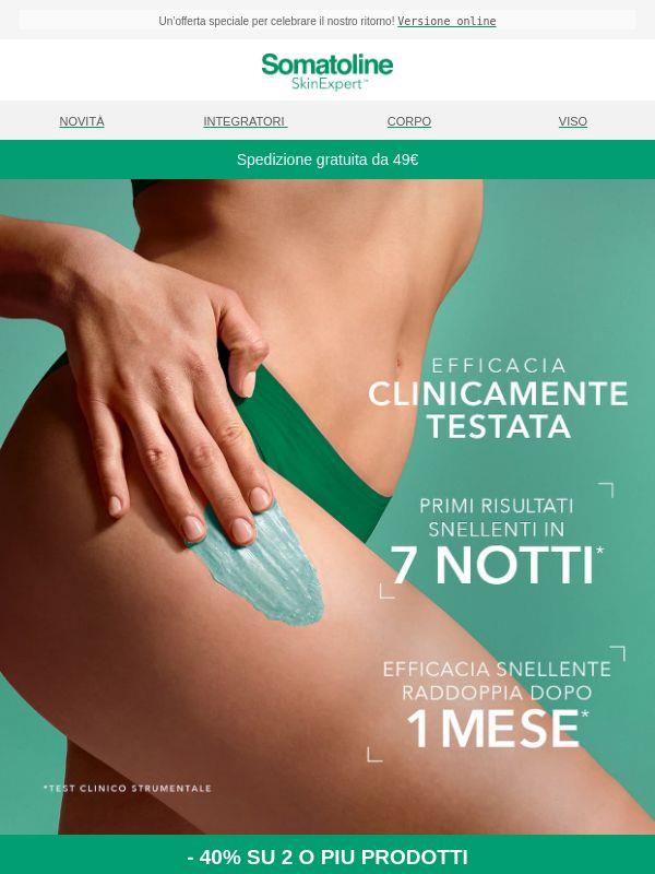Routine corpo completa: ultimi giorni di promo Somatoline