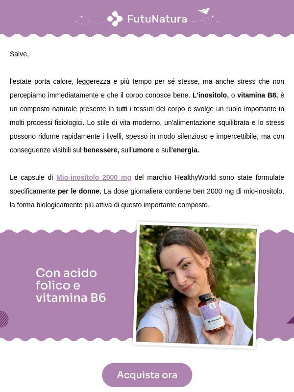 Mio-inositolo per l’equilibrio psicofisico 🌸