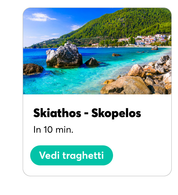 Traghetti da Skiathos a Skopelos in 10 minuti