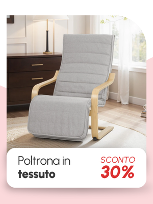 Poltrona in tessuto