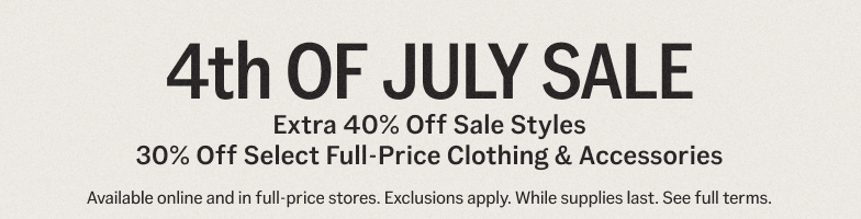4th of July Sale
