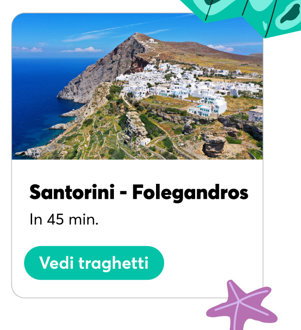 Traghetti da Santorini a Folegandros in 45 minuti