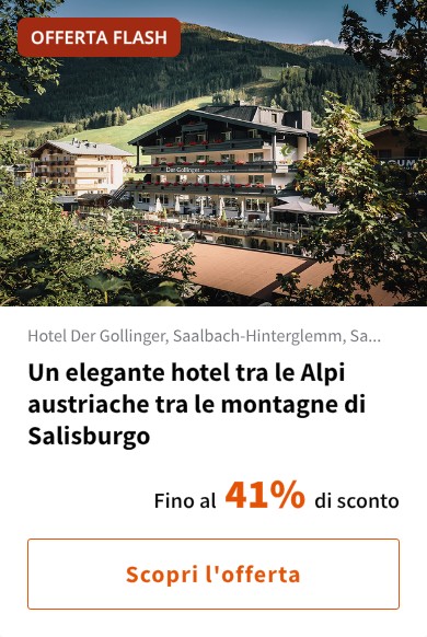 Un elegante hotel tra le Alpi austriache tra le montagne di Salisburgo
