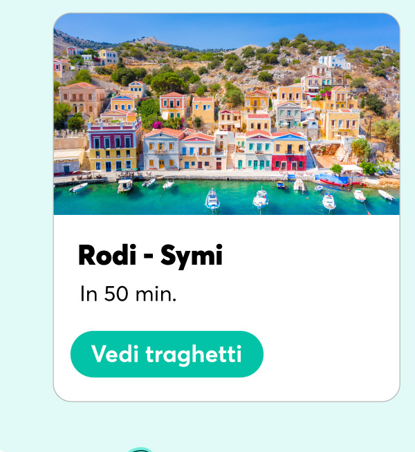 Traghetti da Rodi a Symi in 50 minuti