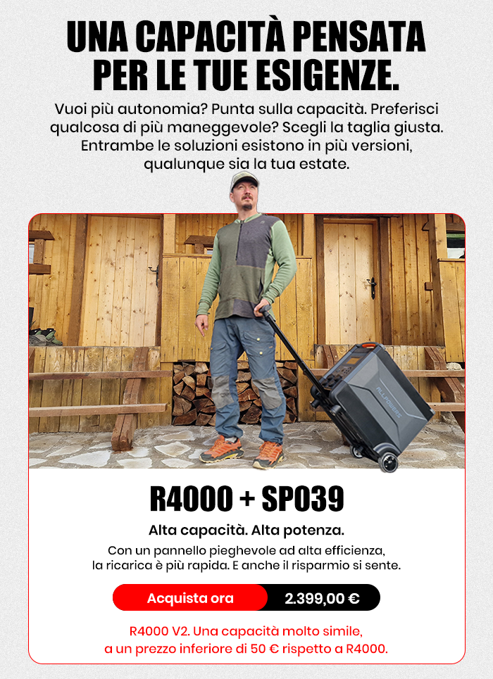 4000W Generatore Solare R4000 con FV600W