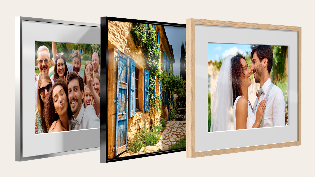 Mix di foto su tela e quadri in cornice personalizzati