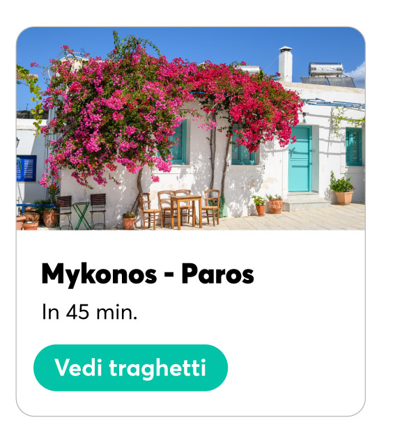 Traghetti da Mykonos a Paros in 45 minuti