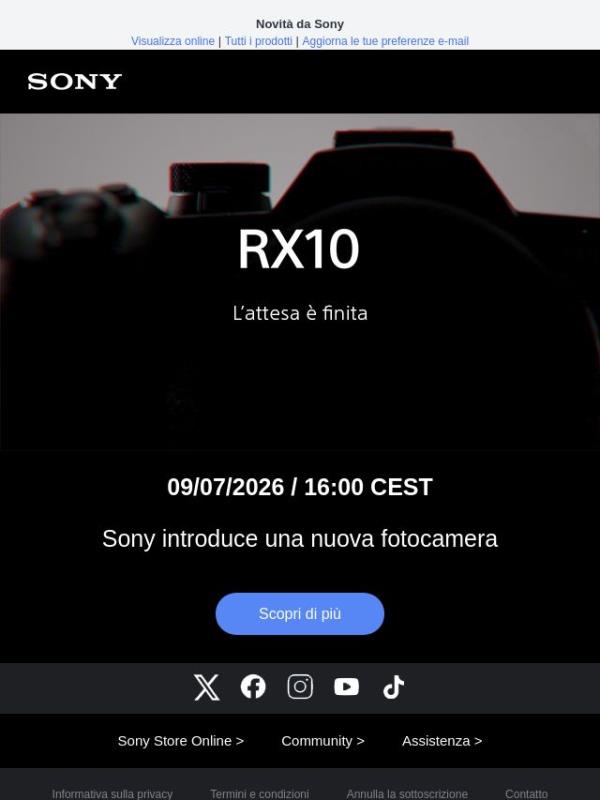 L'attesa è finita.