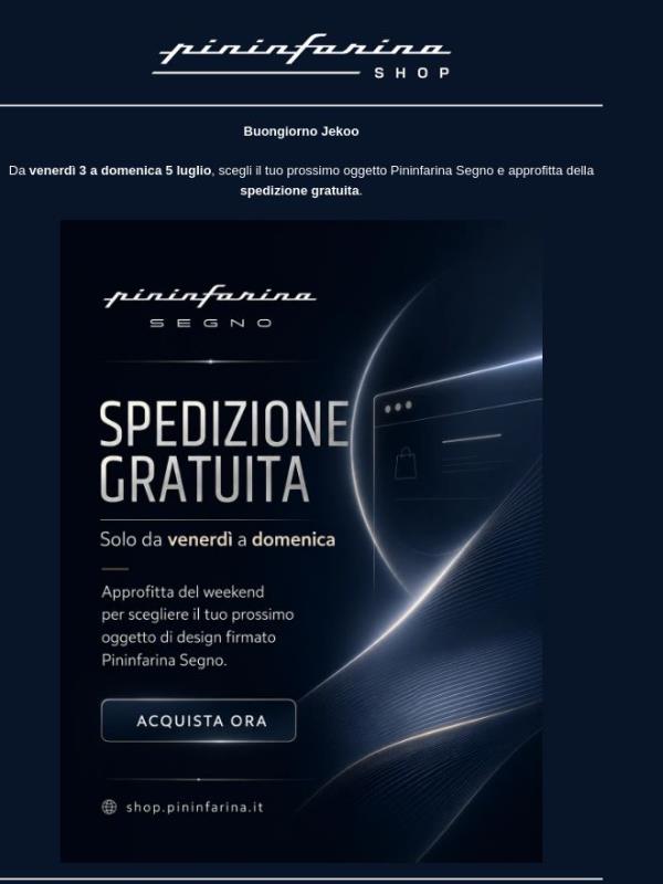 FREESHIP - Questo weekend la spedizione è gratuita