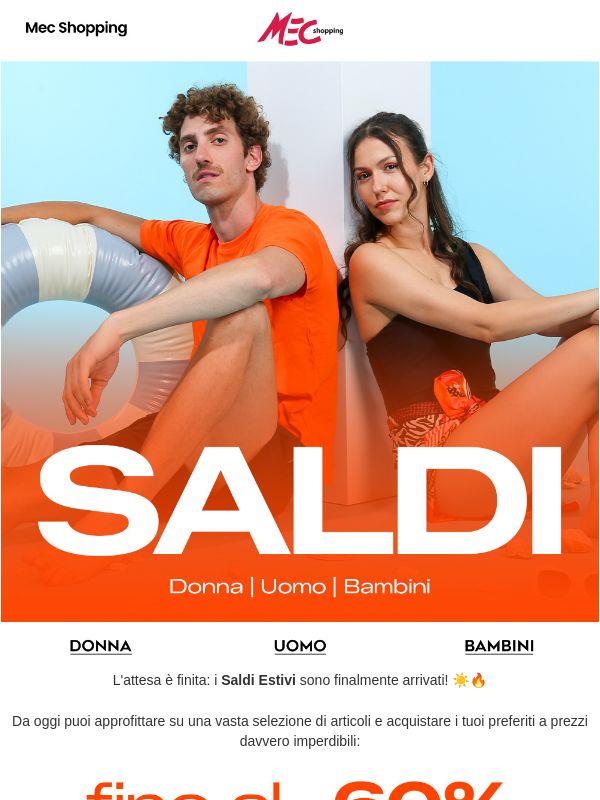 🎉 Sono iniziati i Saldi Estivi! Fino al -60%