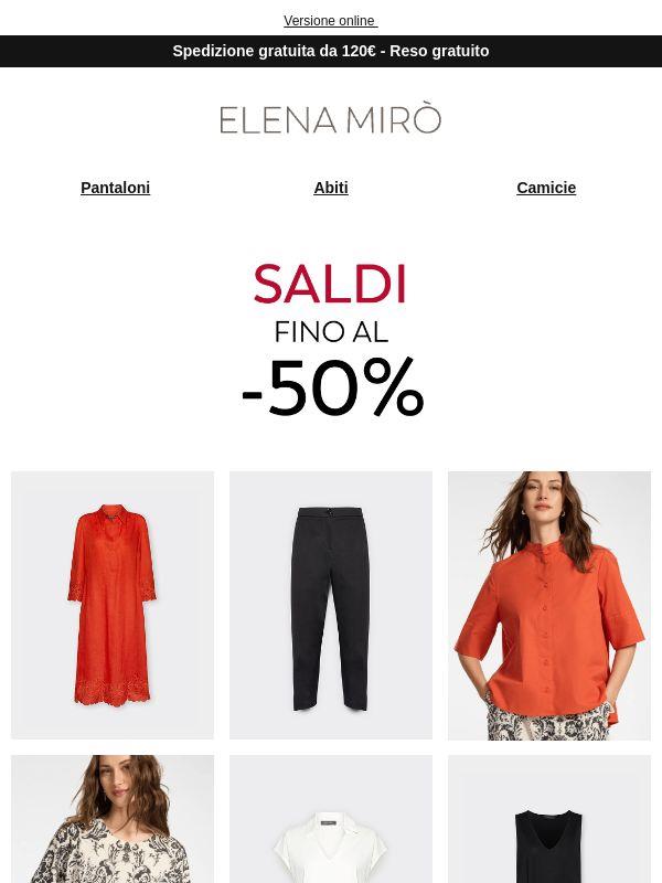 I saldi iniziano ora! Fino al -50% + sconti Extra