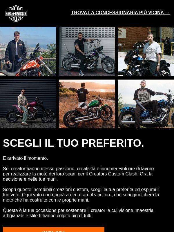 Sei creator. Sei moto custom. Un solo vincitore.