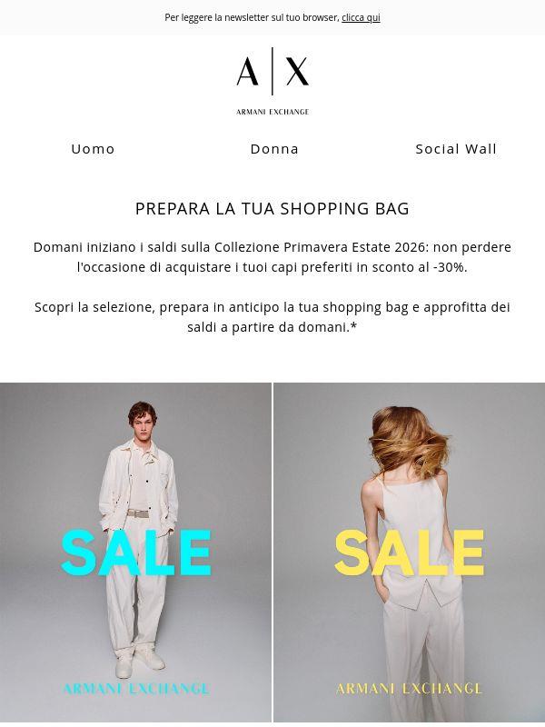 I saldi stanno per iniziare: prepara la tua shopping bag