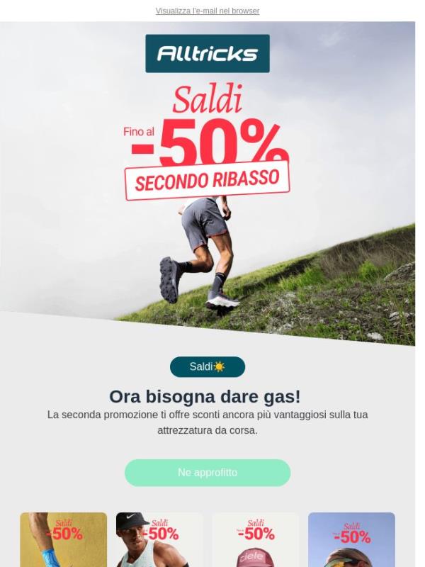 Saldi Running: è iniziata la seconda fase dei ribassi !