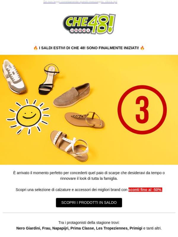 Oggi iniziano i SALDI! 🔥 Fino al -50% sui migliori brand