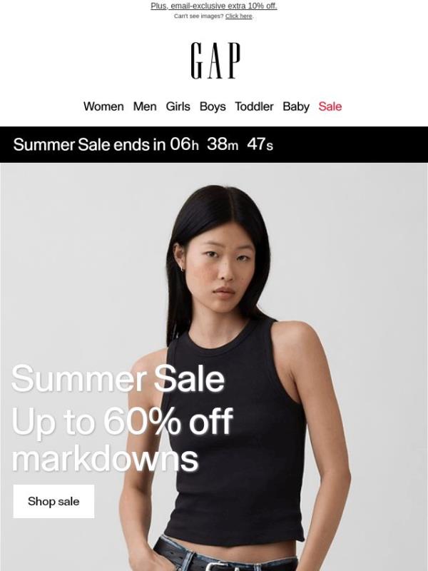 We're thanking you with markdowns up to 60% off