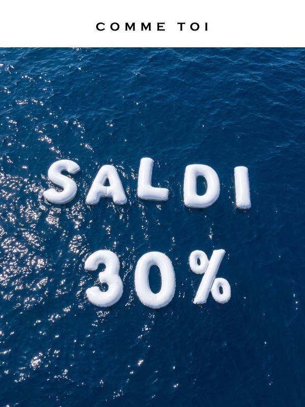 30% OFF // Iniziano i saldi!