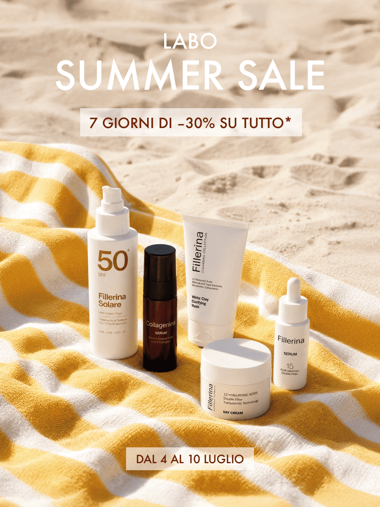 Labo Summer Sale: 7 giorni di -30%